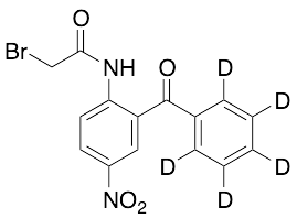 5-Nitro-2-(bromoacetamido)benzophenone-d5