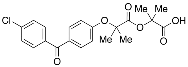 Fenofibric Acid 1-Carboxyl-1-methylethyl Ester (>85%)