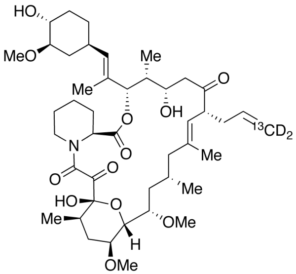 FK-506-13C,D2 (Major) (Tacrolimus)  (>85%)