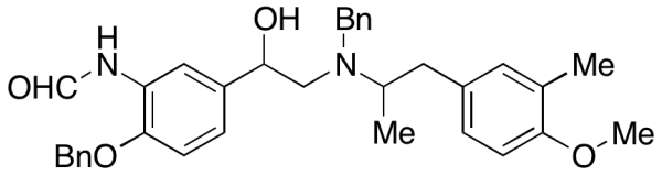 N-[5-[1-Hydroxy-2-[[2-(4-methoxy-3-methylphenyl)-1-methylethyl](phenylmethyl)amino]ethyl]-2-(phenylmethoxy)phenyl]-formamide
