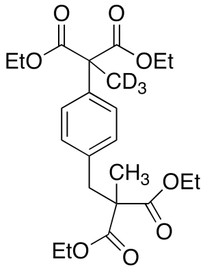 Diethyl 2-[4-(2,2-Dicarboethoxypropyl)phenyl]-2-methyl Malonate-d3