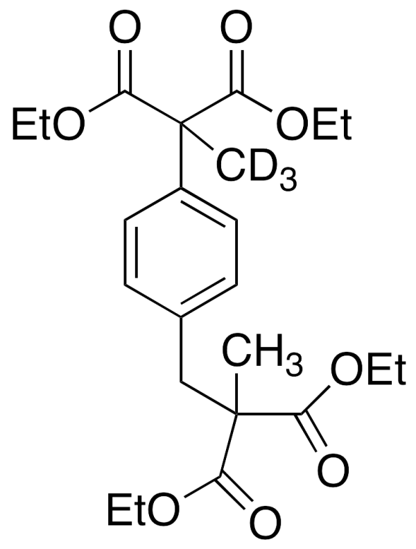 Diethyl 2-[4-(2,2-Dicarboethoxypropyl)phenyl]-2-methyl Malonate-d3