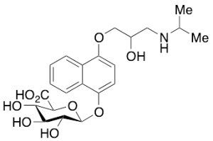4-Hydroxy Propranolol Beta-D-Glucuronide (Mixture of Diastereomers)