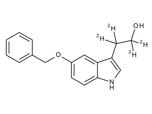 5-(Phenylmethoxy)-1H-indole-3-ethan-Alpha,Alpha,Beta,Beta-d4-ol