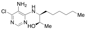 erythro-5-Amino-4-chloro-6-(2-hydroxy-3-nonylamino)pyrimidine