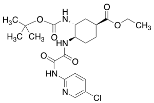 (1S,3R,4R)-Ethyl 3-((tert-Butoxycarbonyl)amino)-4-(2-((5-chloropyridin-2-yl)amino)-2-oxoacetamido)cyclohexanecarboxylate