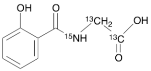 2-Hydroxy Hippuric Acid-13C2,15N