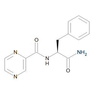 N-[(1S)-2-Amino-2-oxo-1-(phenylmethyl)ethyl]-2-pyrazinecarboxamide