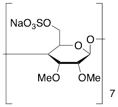 Heptakis(2,3-di-O-methyl-6-O-sulfo)-Beta-cyclodextrin Heptasodium Salt