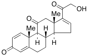 21-Hydroxypregna-1,4,16-triene-3,11,20-trione (>85%)