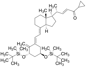(5E)-1,3-Bis-O-(tert-Butyldimethylsilyl)-24-oxo-calcipotriene