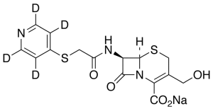 Desacetyl Cephapirin-d6 Sodium Salt (Major) (>85%)