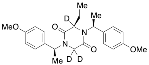 (6R)-6-Ethyl-1,4-bis[(1S)-1-(4-methoxyphenyl)ethyl]-2,5-piperazinedione-3,3,6-d3