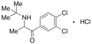 2-(tert-Butylamino)-3’,4’-dichloropropiophenone Hydrochloride