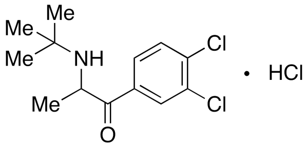 2-(tert-Butylamino)-3’,4’-dichloropropiophenone Hydrochloride
