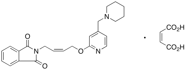(Z)-2-[4-[[4-(1-Piperidinylmethyl)-2-pyridinyl]oxy]-2-butenyl]-1H-isoindole-1,3(2H)-dione Maleate