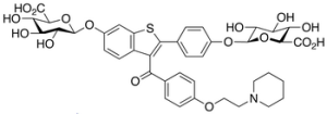 Raloxifene 6,4’-Bis-Beta-D-glucuronide