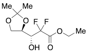 3-((R)-2,2-Dimethyl-1,3-dioxolan-4-yl)-2,2-difluoro-3-hydroxypropanoic Acid (R)-Ethyl Ester