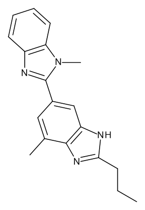 2-n-Propyl-4-methyl-6-(1-methylbenzimidazol-2-yl)-benzimidazole