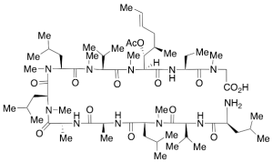Des(N-Methyl-leucyl), Leucyl Cyclosporin A seco(MeGly-MeLeu) Carboxylic Acid