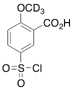 5-Chlorosulfonyl-2-methoxybenzoic Acid-d3