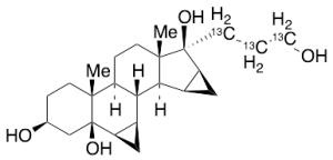 17-(3-Hydroxypropyl-13C3)-6Beta,7Beta:15Beta,16Beta-dimethyleneandrostane-3Beta,5Beta,17Beta-triol