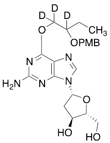 p-Methoxybenzyl O6-(2-Hydroxypropyl)-2’-deoxyguanosine-d3