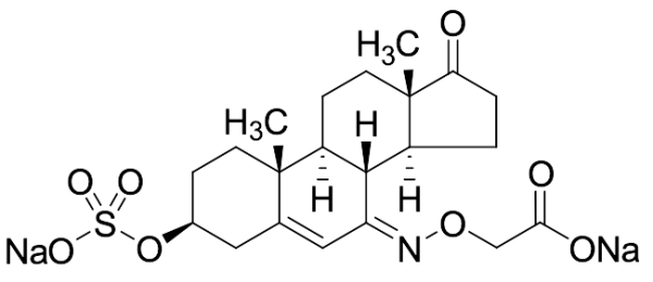 Dehydroepiandrosterone 3-Sulfate 7-(O-Carboxymethyl)oxime Disodium Salt