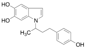 1-(4-(4-Hydroxyphenyl)butan-2-yl)-1H-indole-5,6-diol