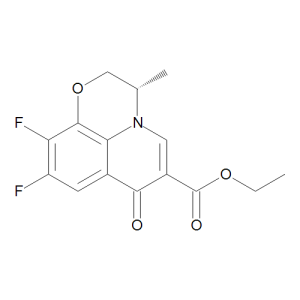 (S)-9,10-Difluoro-2,3-dihydro-3-methyl-7-oxo-7H-pyrido[1,2,3-de]-1,4-benzoxazine-6-carboxylic Acid Ethyl Ester