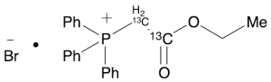 (Ethoxycarbonylmethyl)triphenylphosphonium-13C2 Bromide