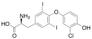 O-(3-Chloro-4-hydroxyphenyl)-3,5-diiodo-L-Tyrosine