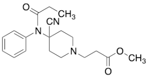 Methyl 3-(4-Cyano-4-(N-phenylpropionamido)piperidin-1-yl)propanoate