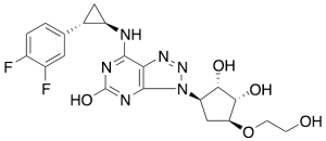 5-Desthiopropyl-5-hydroxy-ticagrelor