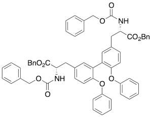 (Alpha3S,Alpha3'S)-6,6'-Dibenzyloxy-Alpha3,Alpha3'-bis[[(benzyloxy)carbonyl]amino]-[1,1'-biphenyl]-3,3'-dipropanoic Acid 3,3'-Bis(benzyl) Ester