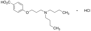 4-[3-(Dibutylamino)propoxy]benzoic Acid Hydrochloride