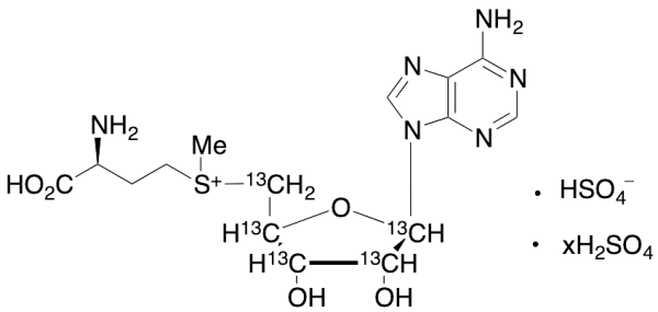 S-(5'-Adenosyl)-L-methionine-13C5 Sulfate Salt (Synthetic)(Mixture of Diastereomers)