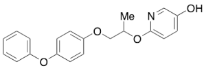 6-[1-Methyl-2-(4-phenoxyphenoxy)ethoxy]-3-pyridinol