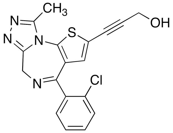 3-[4-(2-Chlorophenyl)-9-methyl-6H-thieno[3,2-f][1,2,4]triazolo[4,3-a][1,4]diazepin-2-yl]-2-propyn-1-ol