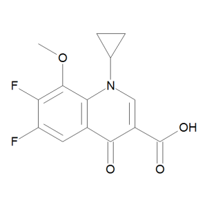 1-Cyclopropyl-6,7-difluoro-8-methoxy-4-oxo-1,4-dihydroquinoline-3-carboxylic Acid