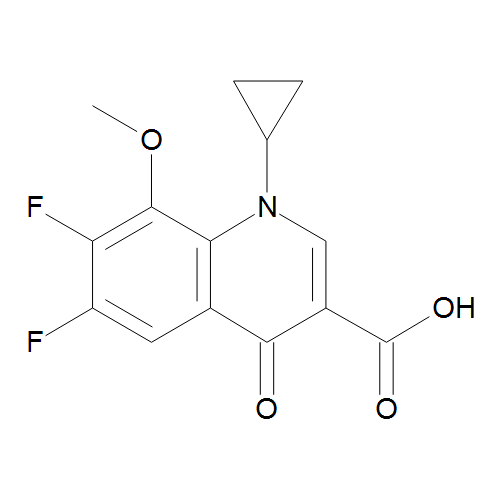 1-Cyclopropyl-6,7-difluoro-8-methoxy-4-oxo-1,4-dihydroquinoline-3-carboxylic Acid
