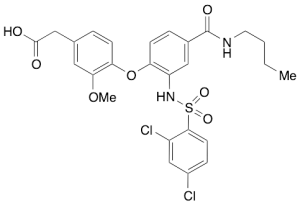 4-[4-[(Butylamino)carbonyl]-2-[[(2,4-dichlorophenyl)sulfonyl]amino]phenoxy]-3-methoxy-benzeneacetic Acid