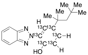2-Benzotriazolyl-4-tert-octylphenol-13C6