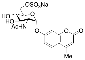 4-Methylumbelliferyl 6-Sulfo-2-acetamido-2-deoxy-Alpha-D-glucopyranoside Sodium Salt  (>90%)