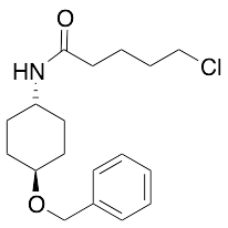 trans-5-Chloro-N-[4-(phenylmethoxy)cyclohexyl]pentanamide