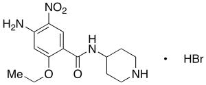 4-Amino-2-ethoxy-5-nitro-N-4-piperidinyl-benzamide Hydrobromide