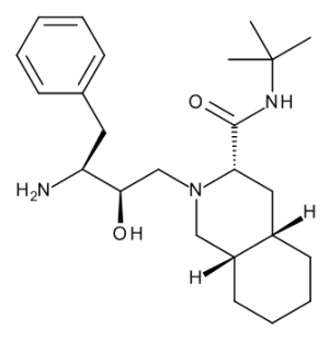 (3S,4aS,8aS)-2-[(2R,3S)-3-Amino-2-hydroxy-4-phenylbutyl]-N-(1,1-dimethylethyl)decahydro-3-isoquinolinecarboxamide