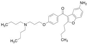 (5-Amino-2-butyl-3-benzofuranyl)[4-[3-(dibutylamino)propoxy]phenyl]methanone