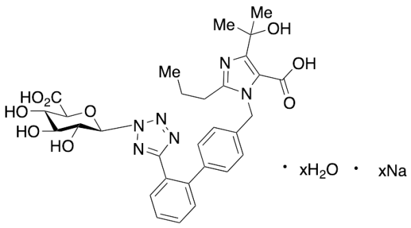 Olmesartan N2-Glucuronide Sodium Salt Hydrate
