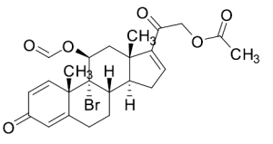 (11b)-21-(Acetyloxy)-9-bromo-11-(formyloxy)-pregna-1,4,16-triene-3,20-dione